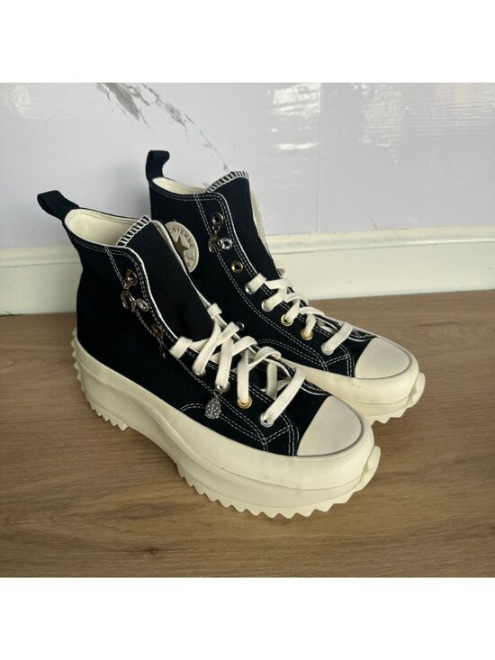 Converse Run Star Hike Hi Platform Charms Sz 8 Mens Shoes Sneakers Black A13409C main image 4